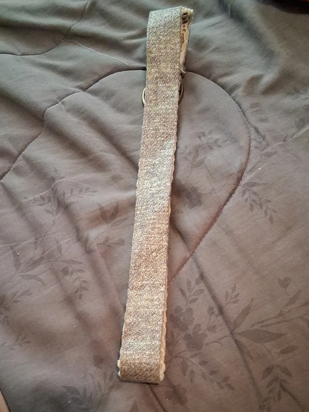 Woven Lace-Trim Women's Belt in Cream